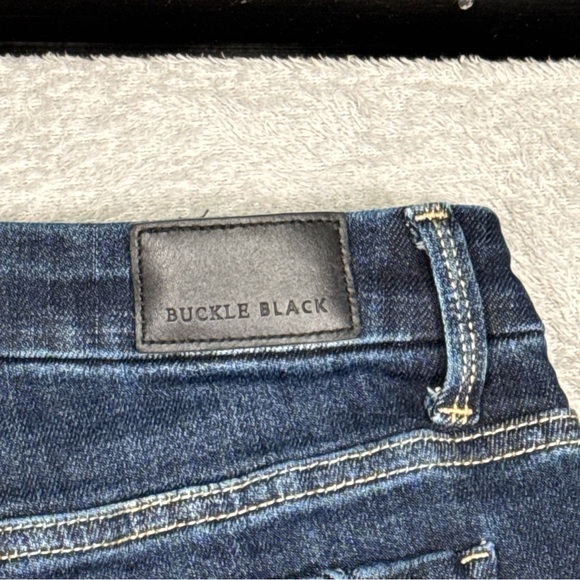 Buckle Women's Straight Leg Jeans - Dark Blue - Picture 6 of 16